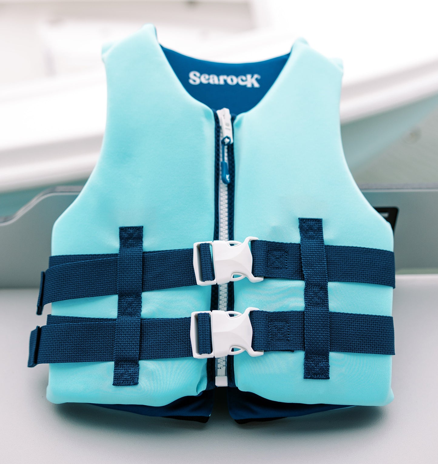 light blue youth life jacket, kids life jacket