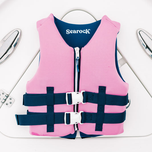 youth life jacket pink